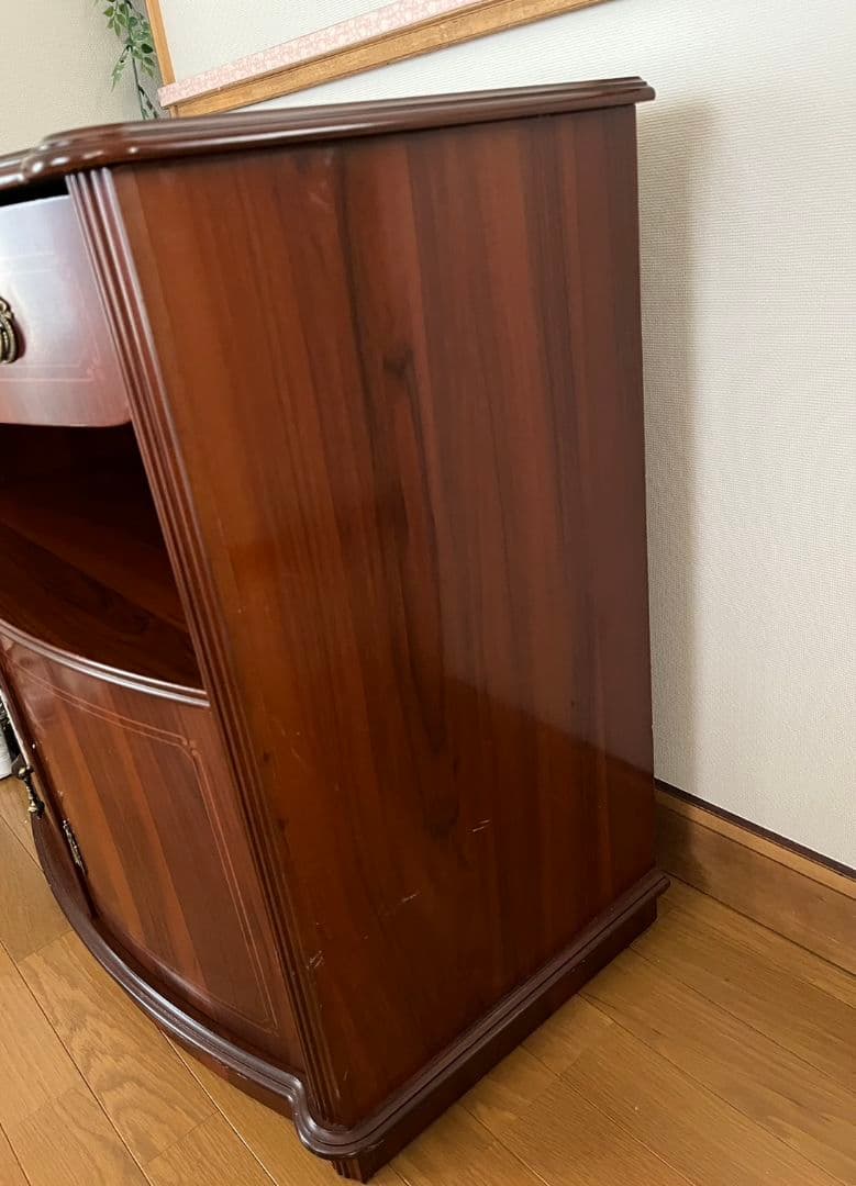 木製テレビボード ヴィンテージ輸入家具キャビ ネット レトロ アンティーク送料込