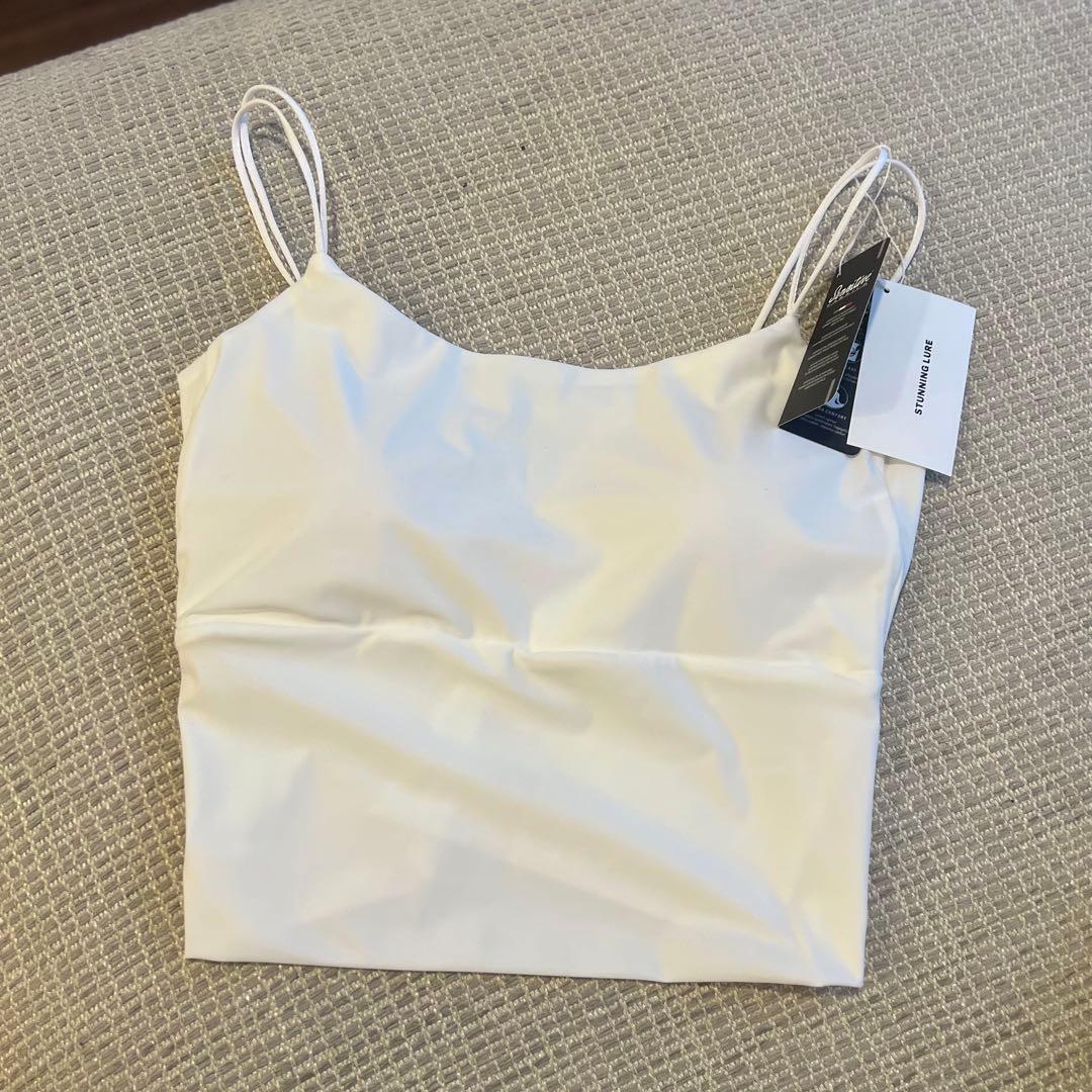 うりstunning lure スイムジャージーキャミ ホワイト