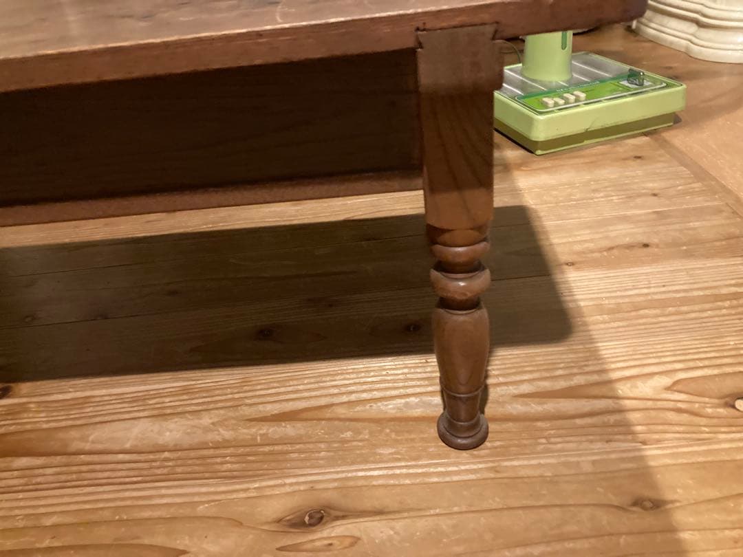 昭和レトロ　木製文机　ローテーブル　12