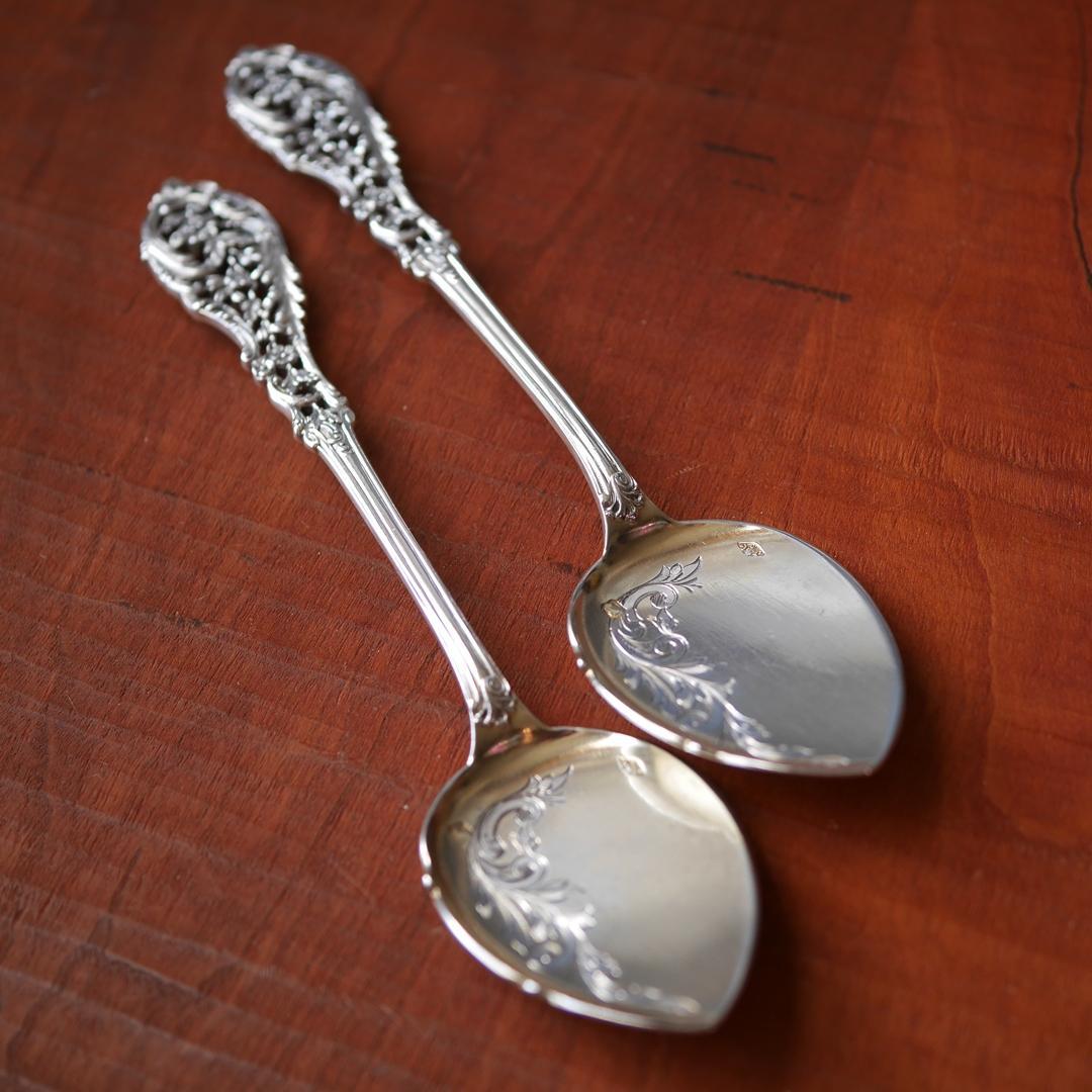 ◆JeanGranvigne◆アンティーク◆シルバー950◆スプーン2本組◆