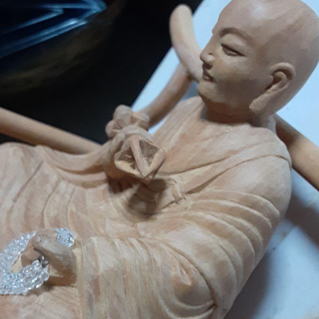 【daroqwertrm】　弘法大師　一刀彫