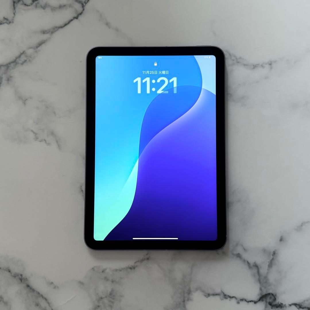 iPad mini 6 64GB Wi-Fi + Cellular （パープル）
