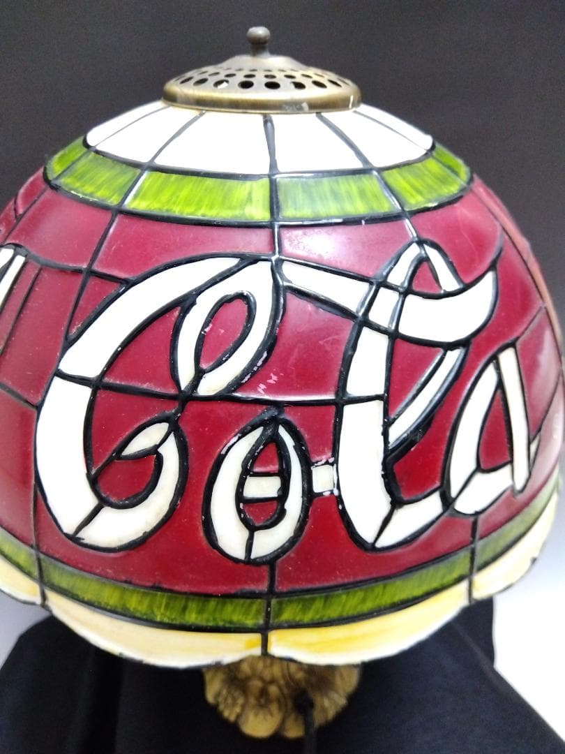 【アンティーク】コカ・コーラ　ティファニー　テーブルランプ