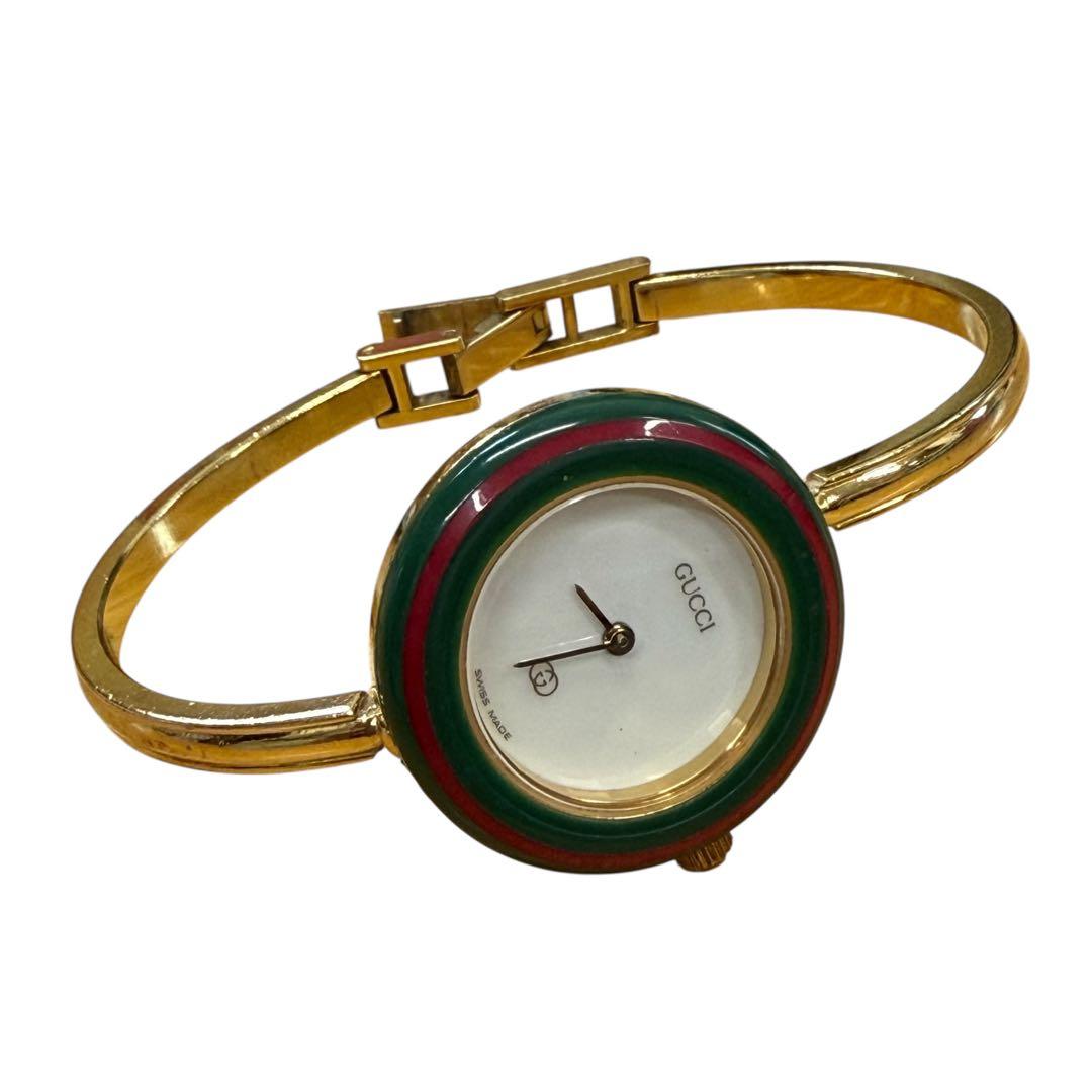 グッチ　GUCCI 時計　腕時計　チェンジベゼル　稼働未確認　箱付き