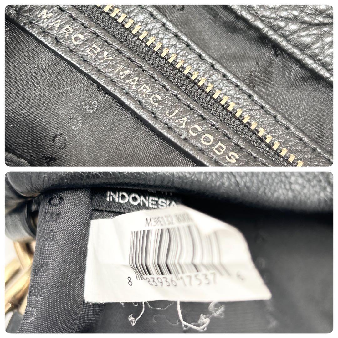 A966 極美品 マークジェイコブス レザー 2way A4対応 黒 メンズ