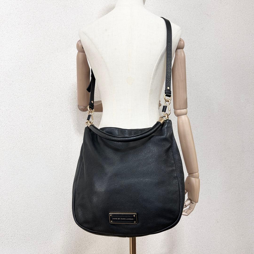 A966 極美品 マークジェイコブス レザー 2way A4対応 黒 メンズ