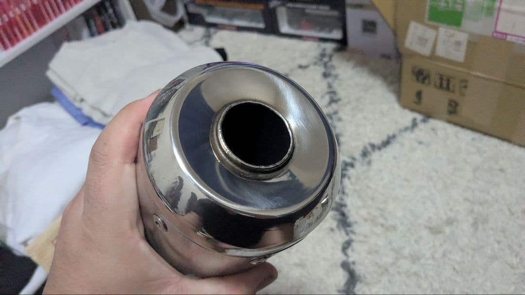 SP忠男　GB350 2BL-NC59 パワーボックスサイレンサー