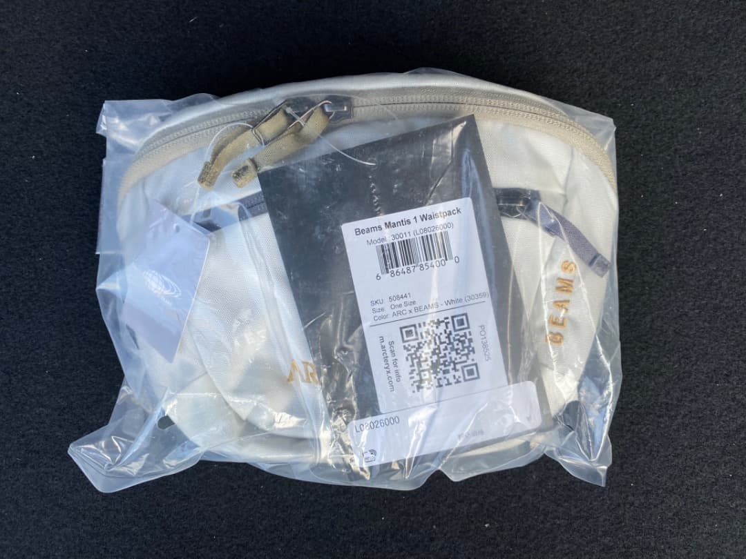 ARC'TERYX ×Beams Mantis1 ホワイト