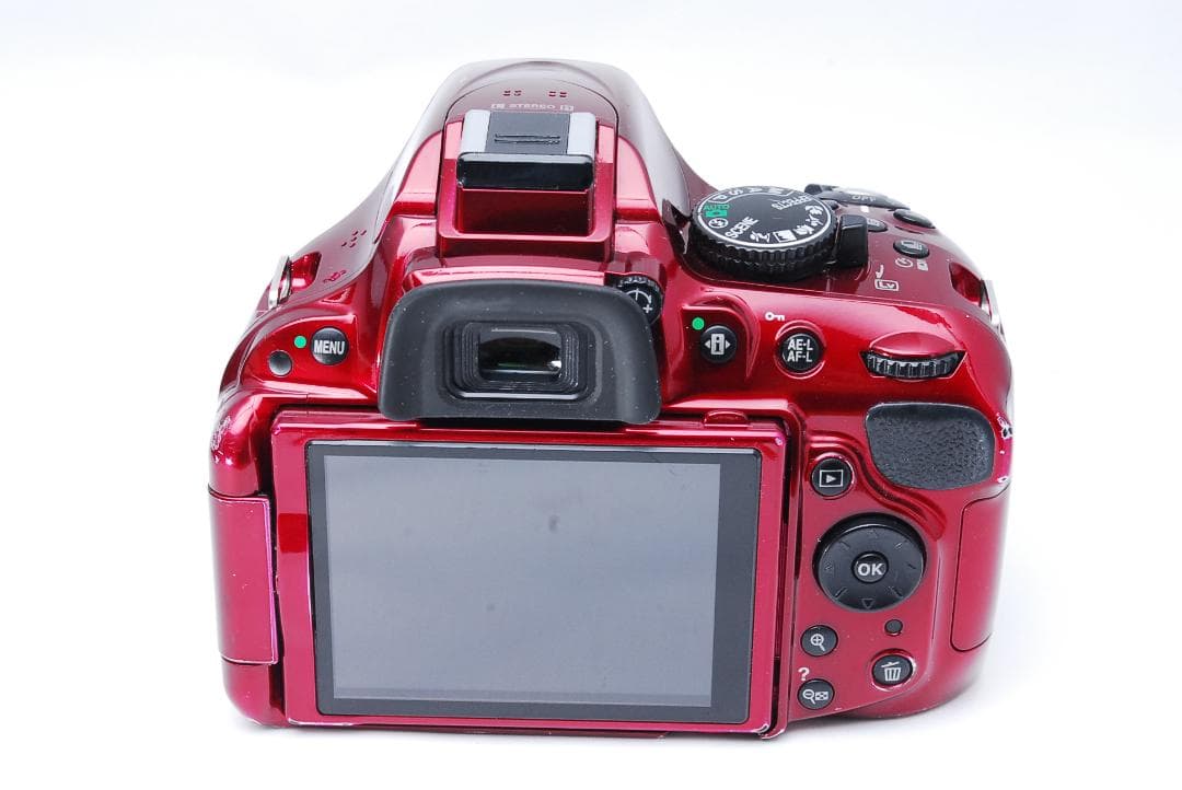 Nikon D5200 ♥ダブルレンズ♥希少色レッド♥ニコン♥デジタル一眼レフ
