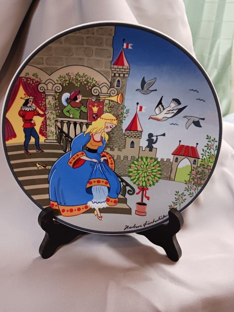 ✨ドイツ製グリム童話絵皿 　４枚　豆皿1枚プレゼント✨