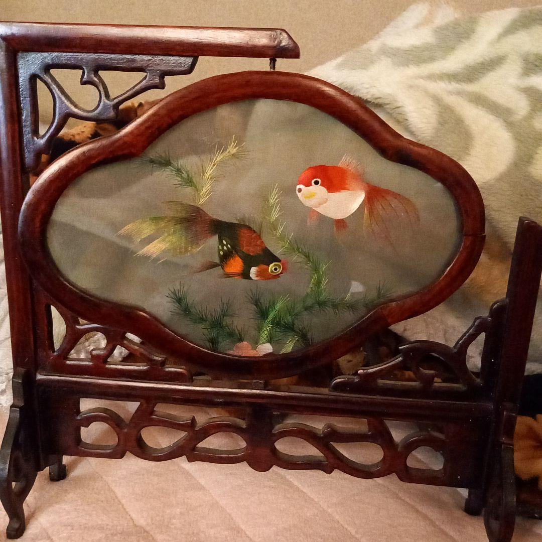 金魚の置物