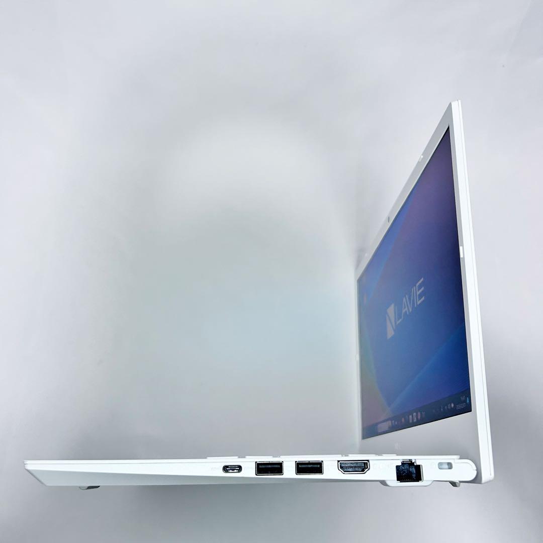 【美品】パールホワイトNEC LAVIE｜SSD256GB｜2021年製