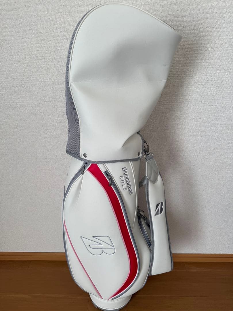 ★2/13価格★BRIDGESTONE BG-100L キャディバッグ8本セット