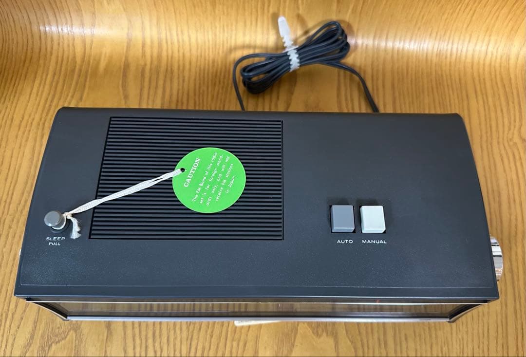 ☆希少【未使用】SONY TFM-C560W 1976年頃昭和レトロ時計ラジオ