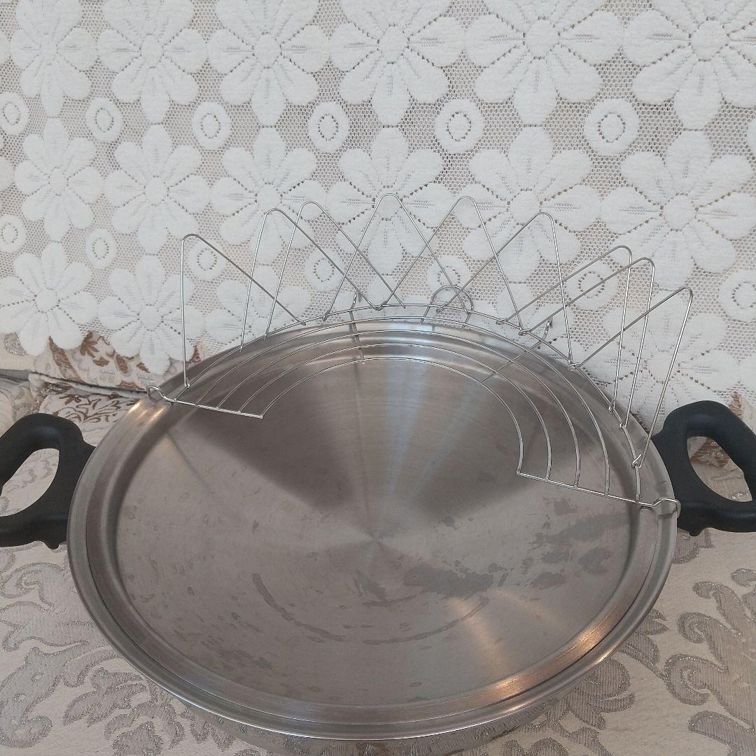 アムウェイ 現行品 中華鍋ウォック フライ網付き