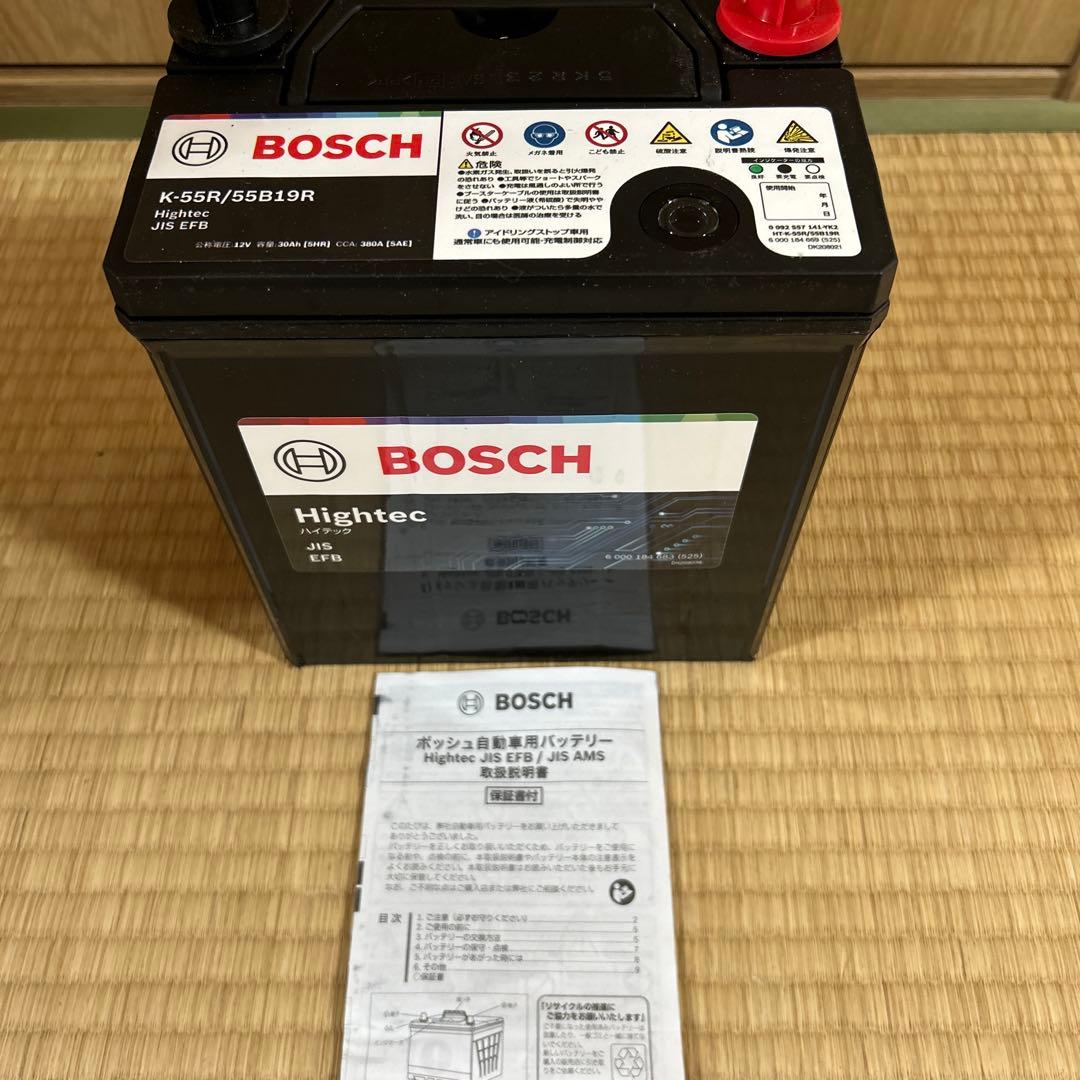 BOSCH Hightec EFBバッテリー K-55R/55B19R