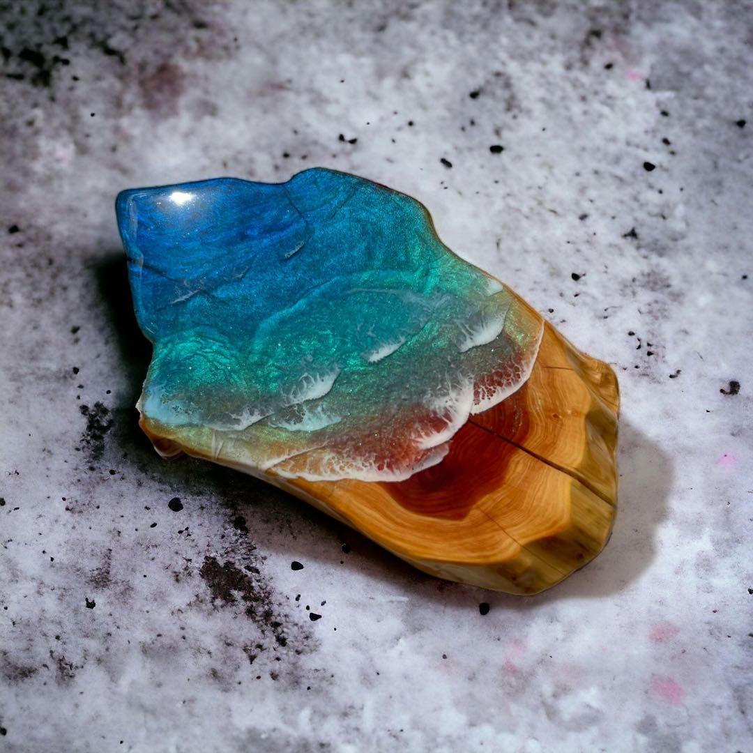 一点物　レジンアート　海アート　インテリア　オーシャンアート　無垢