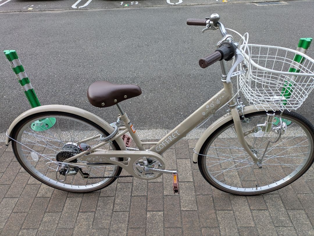 【引取限定！大阪】美品！イオンバイク自転車 コフレ24インチ女の子　子供用