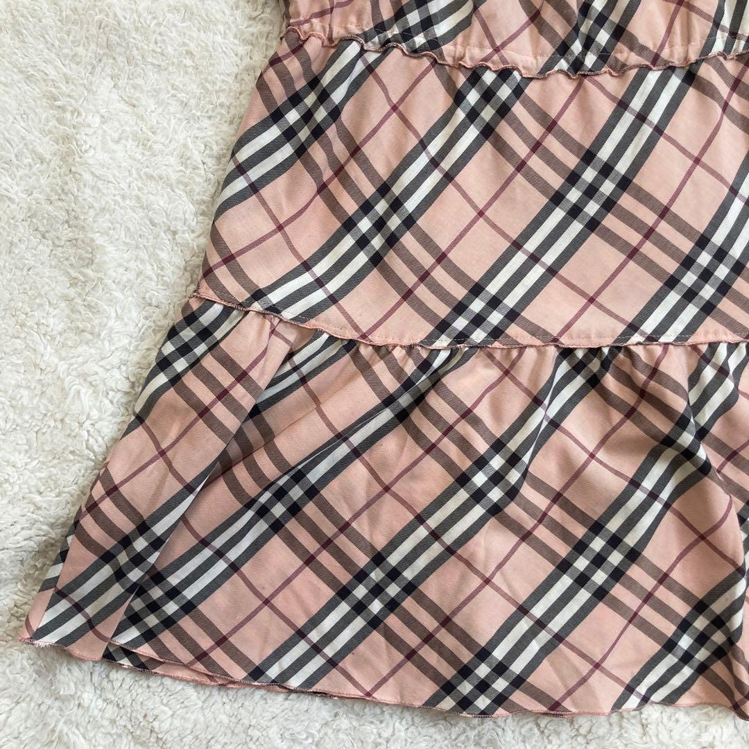 希少美品✨バーバリーブルーレーベル　キャミソール　ミニスカート　セットアップ