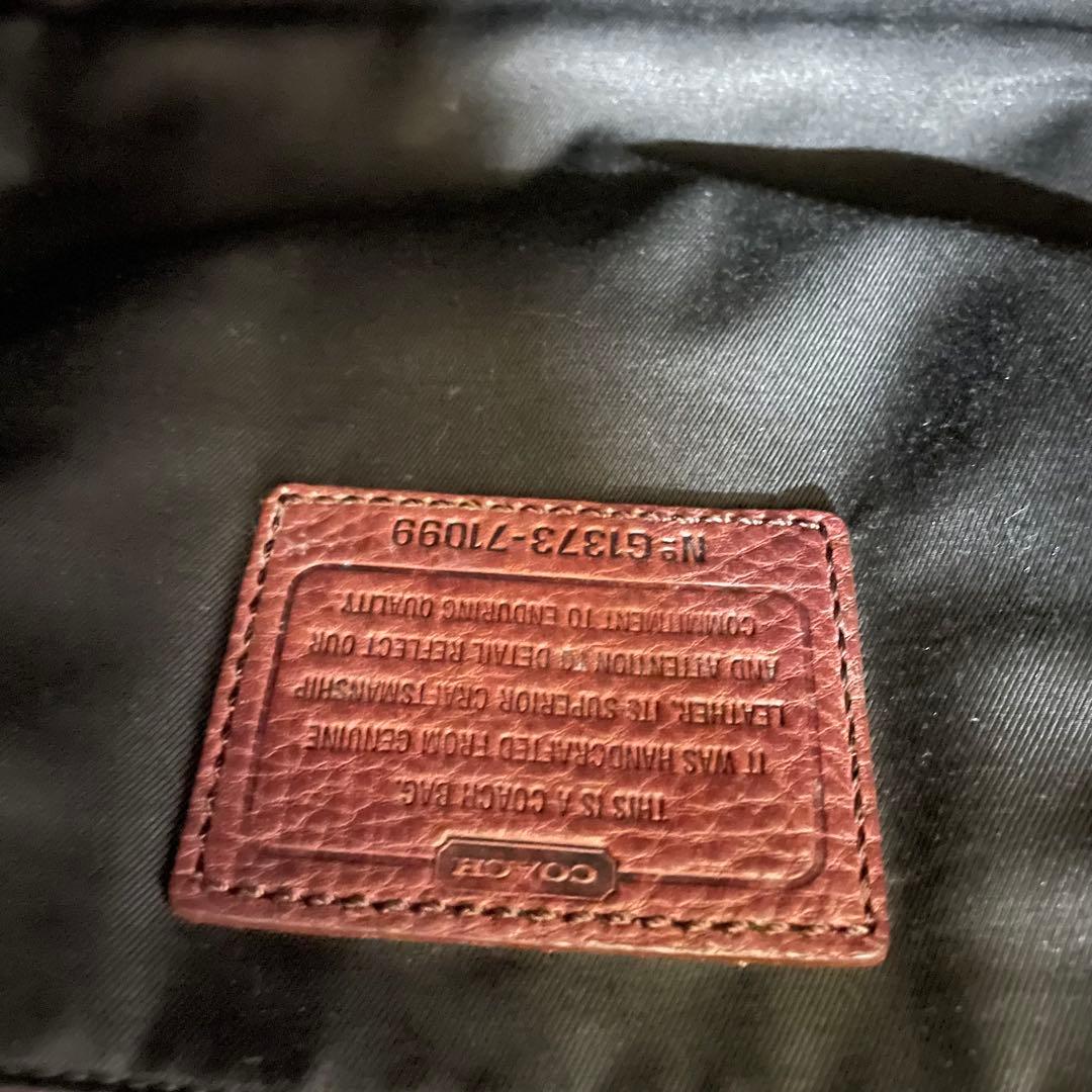 COACH コーチ トートバッグ ブリーカー チャーム付 レザー カーキ A4