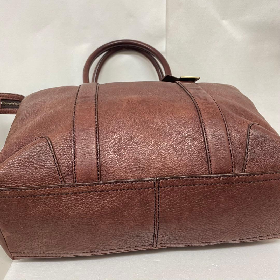 COACH コーチ トートバッグ ブリーカー チャーム付 レザー カーキ A4