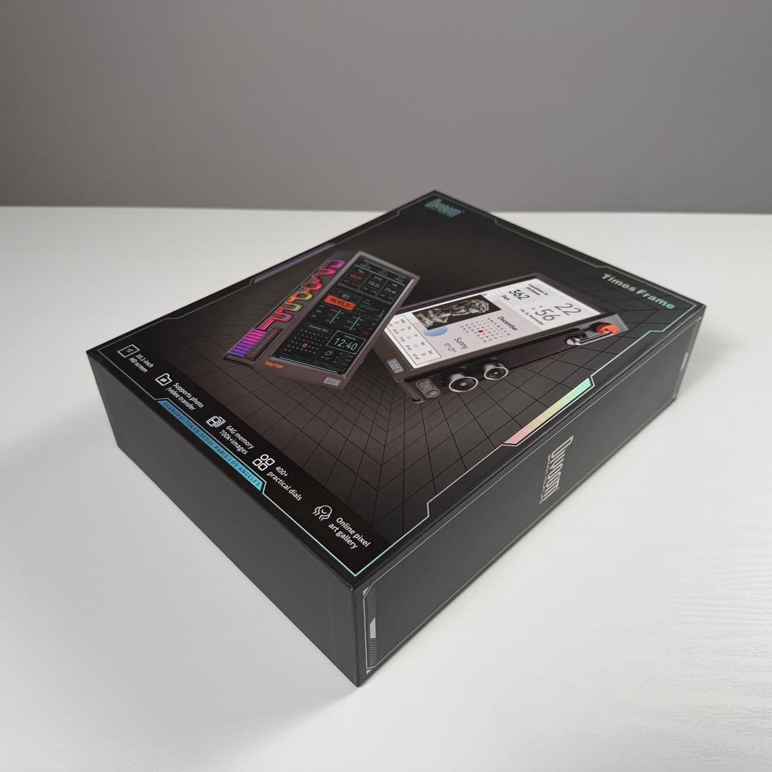 Divoom Times Frame デジタルディスプレイ ブラック