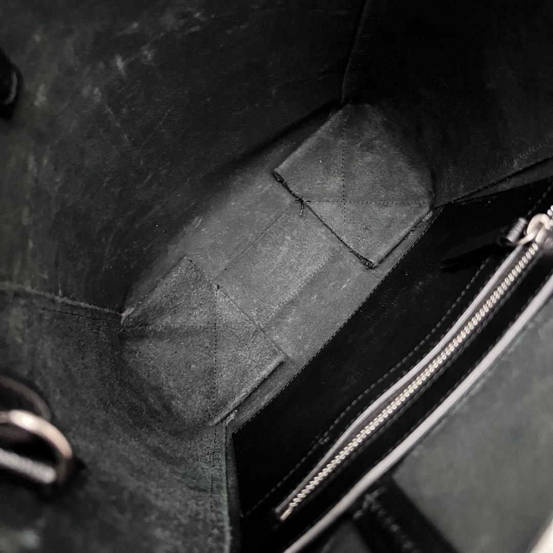 ◇極美品◇セリーヌ　バーティカルカバスモール　2way　旧ロゴ　ブラック　レザー