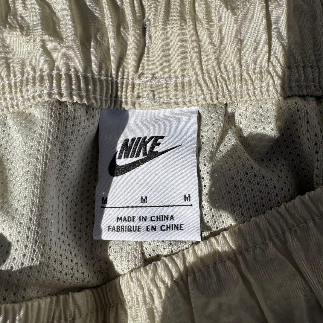 完売品 NIKE ナイキ ビッグスウッシュ ナイロン セットアップ 白 XL M