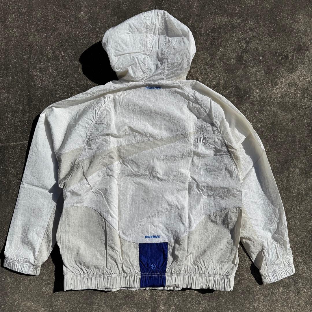 完売品 NIKE ナイキ ビッグスウッシュ ナイロン セットアップ 白 XL M