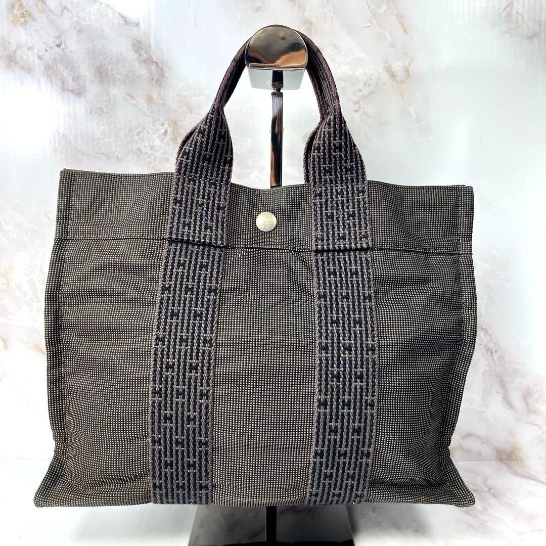 HERMES エルメス エールライン トートバッグ キャンバス PM