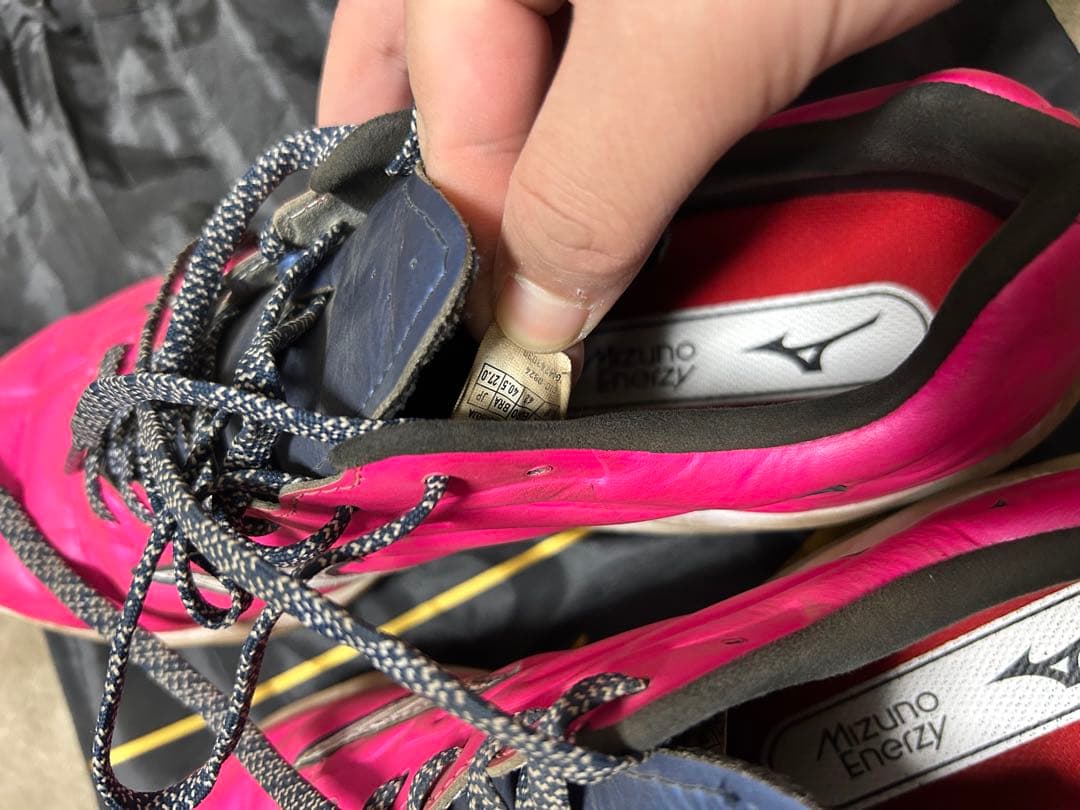 舞*家様 ミズノプロ スパイク　クッションレボプロ　27.0センチ　ピンク　母の