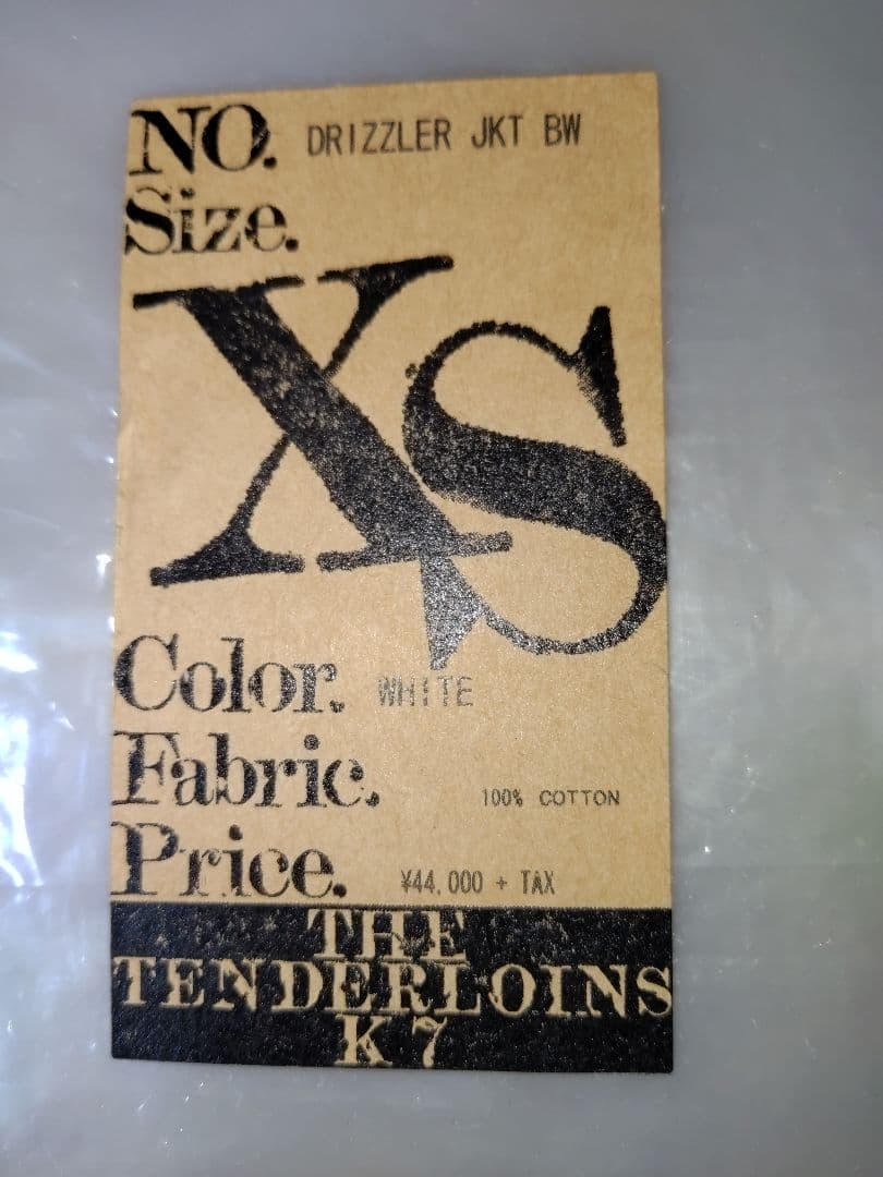 テンダーロイン　ドリズラージャケット