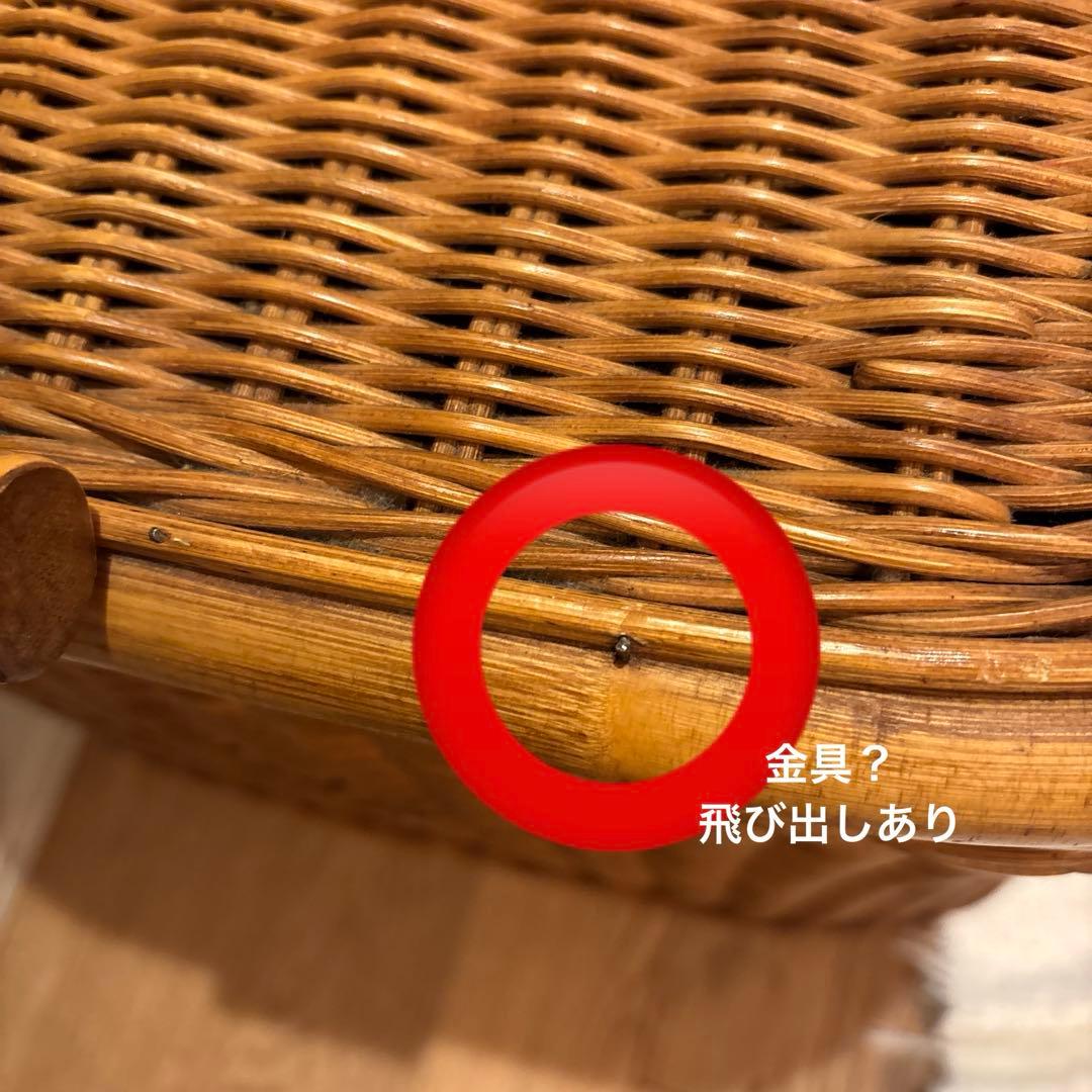 特大収納カゴ 蓋付きレトロ 古道具