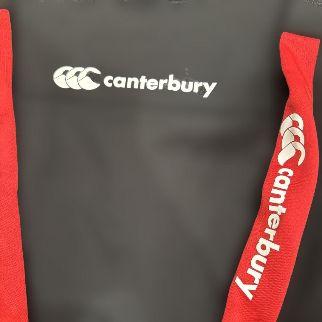 canterbury ウォームアップウェア 130サイズ 黒/赤