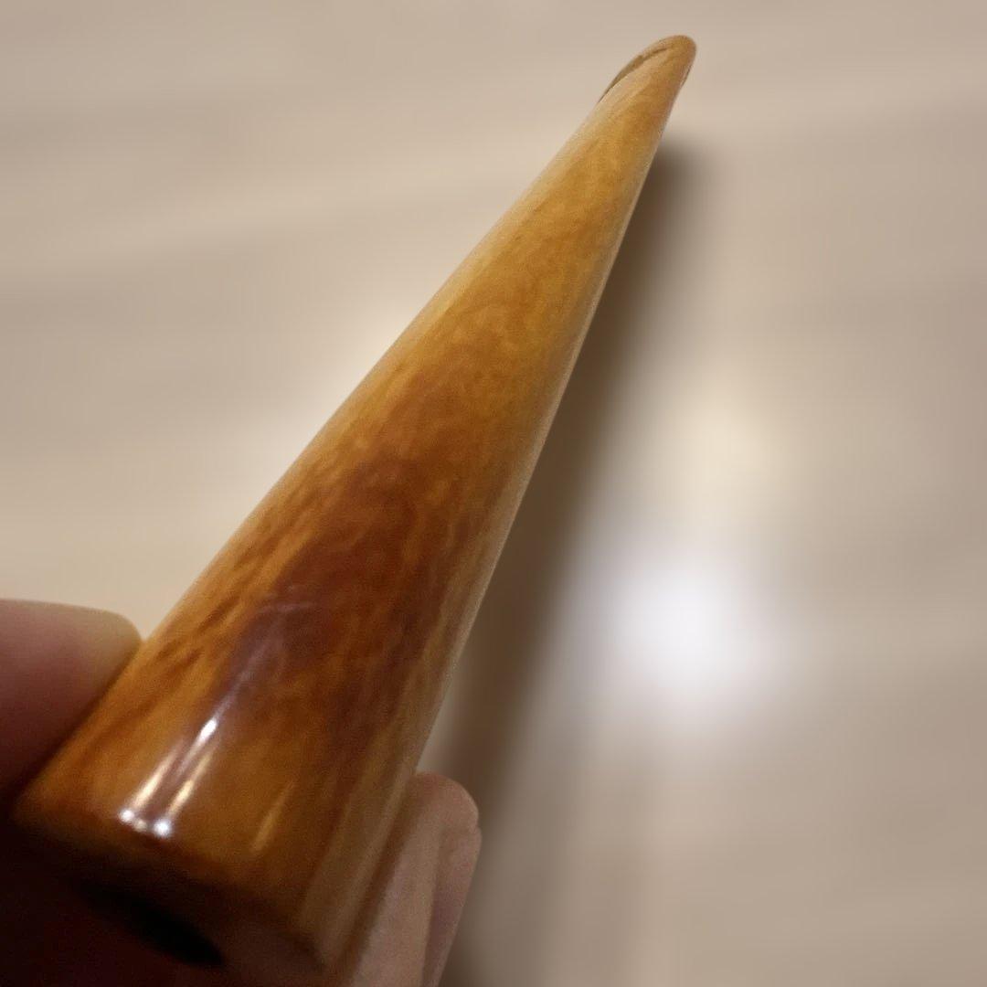 ぞうげ風　時代物　煙管 パイプ　大型　天然素材　喫煙具　昭和レトロ