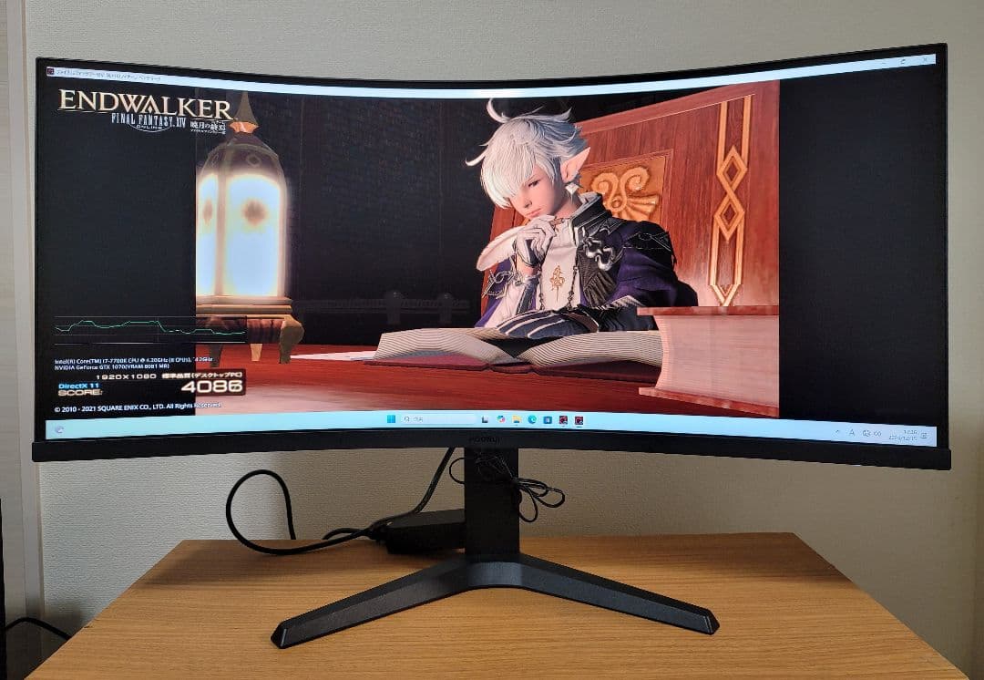 にゃんたKOORUI 34インチ ゲーミング モニター 165Hz 1ms