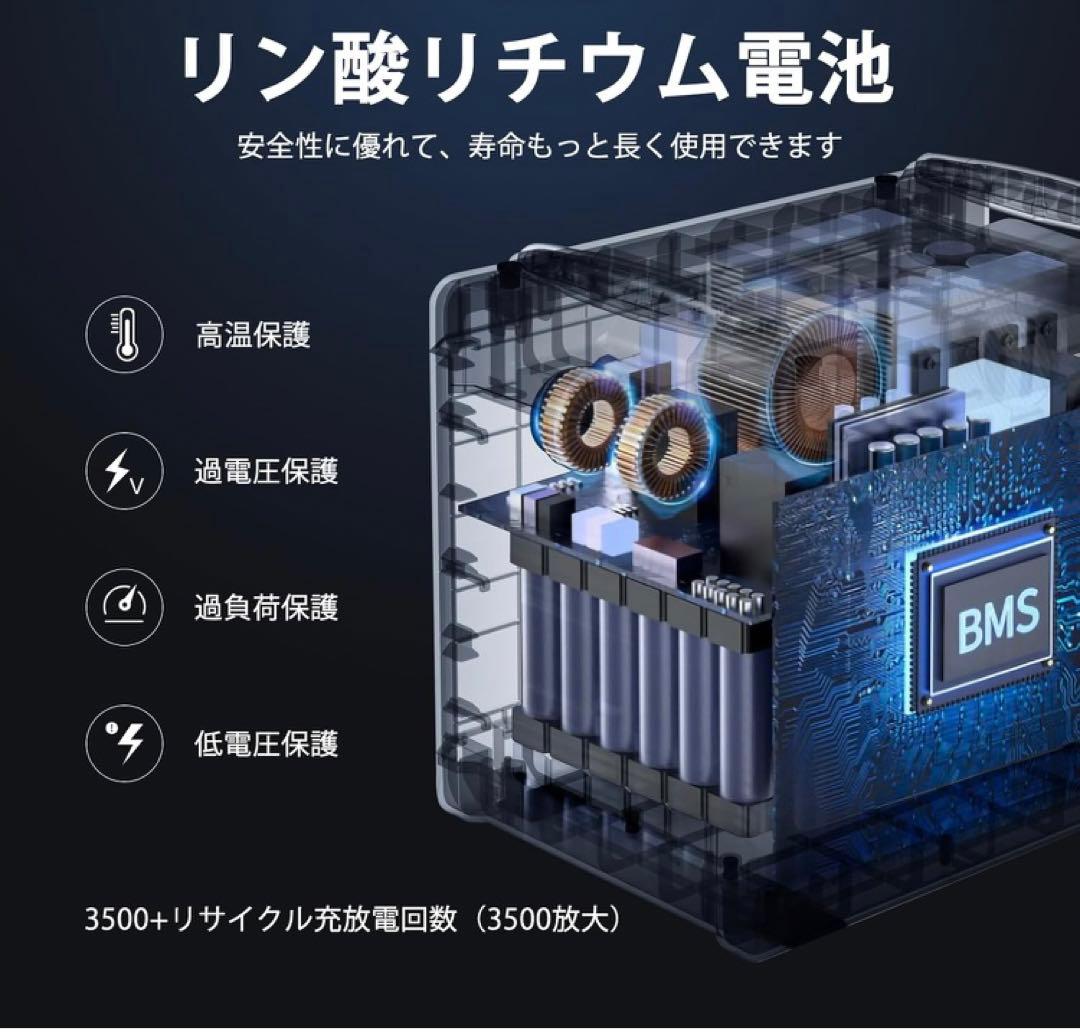 た*店様 SolarPlay 2500W ポータブル電源2300Wh/72000