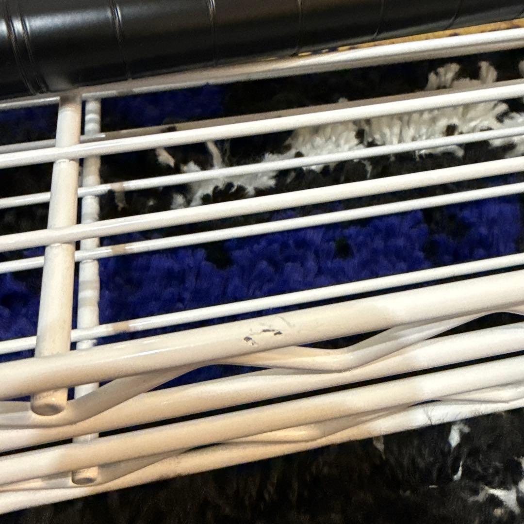 ERECTA スチールラック 2段 テレビ台 ホームエレクター アクリル板