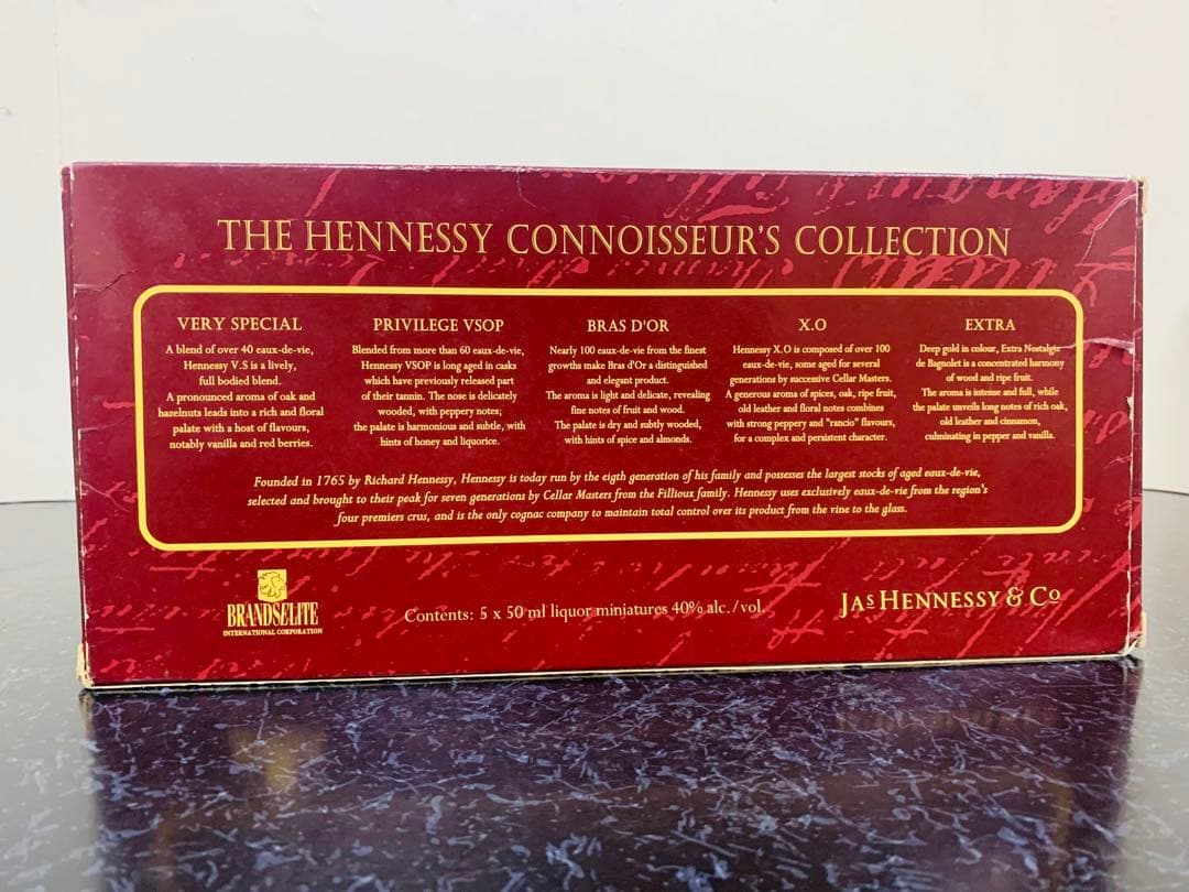 HENNESSY ヘネシーコニャックのミニボトル5本セット - 希少