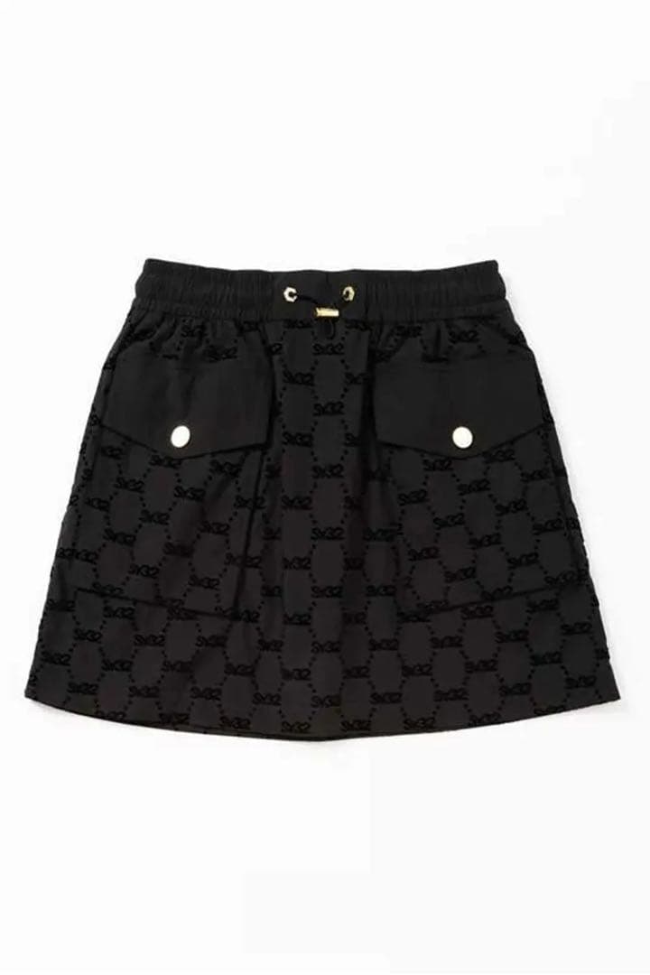 SY32 SYG FLOCKY STRETCH SKIRT グレー　Lサイズ
