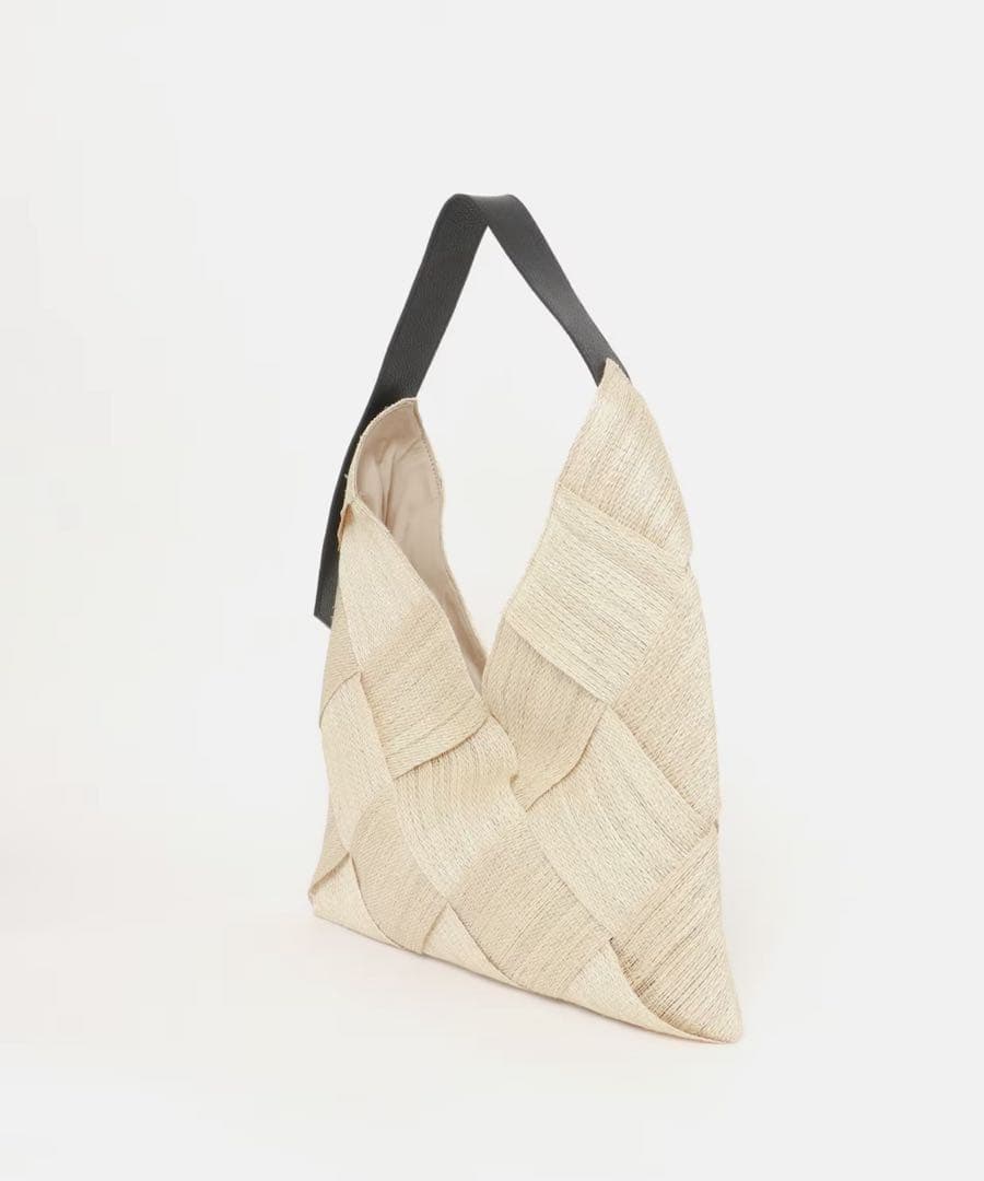 VIOLAd’ORO　かごバッグ　アバカ　メッシュトートバッグ