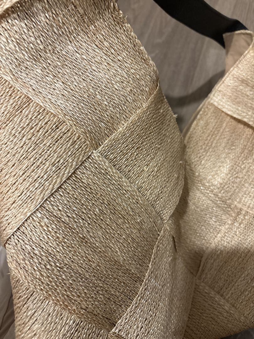 VIOLAd’ORO　かごバッグ　アバカ　メッシュトートバッグ