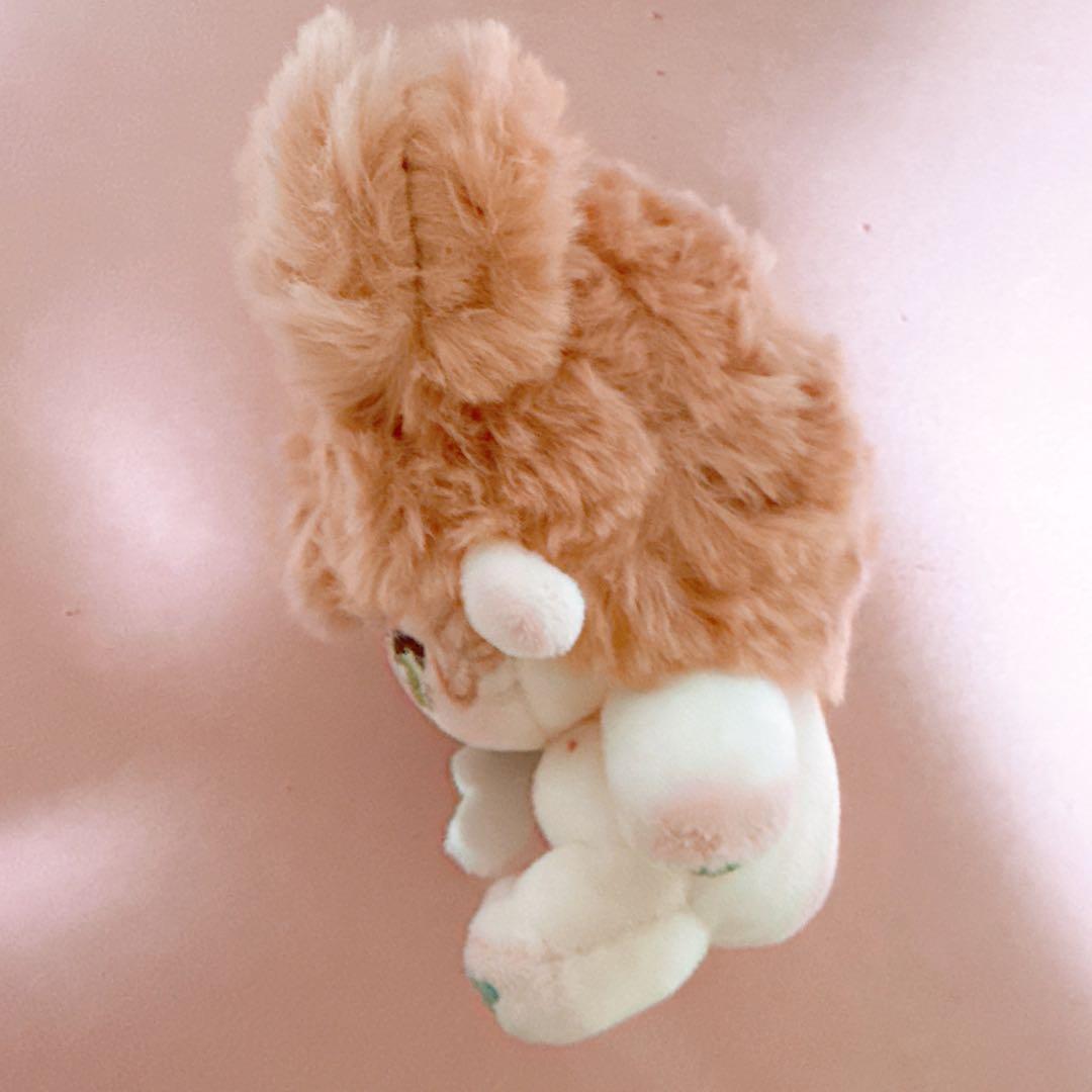 無属性　自作ぬいぐるみ　オレンジピンクリボンのエルフ女の子　骨付き