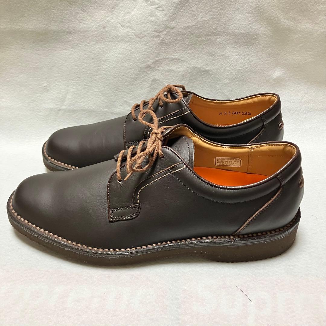 未使用■REGAL WALKER【26.5】本革 革靴 プレーントゥ 601