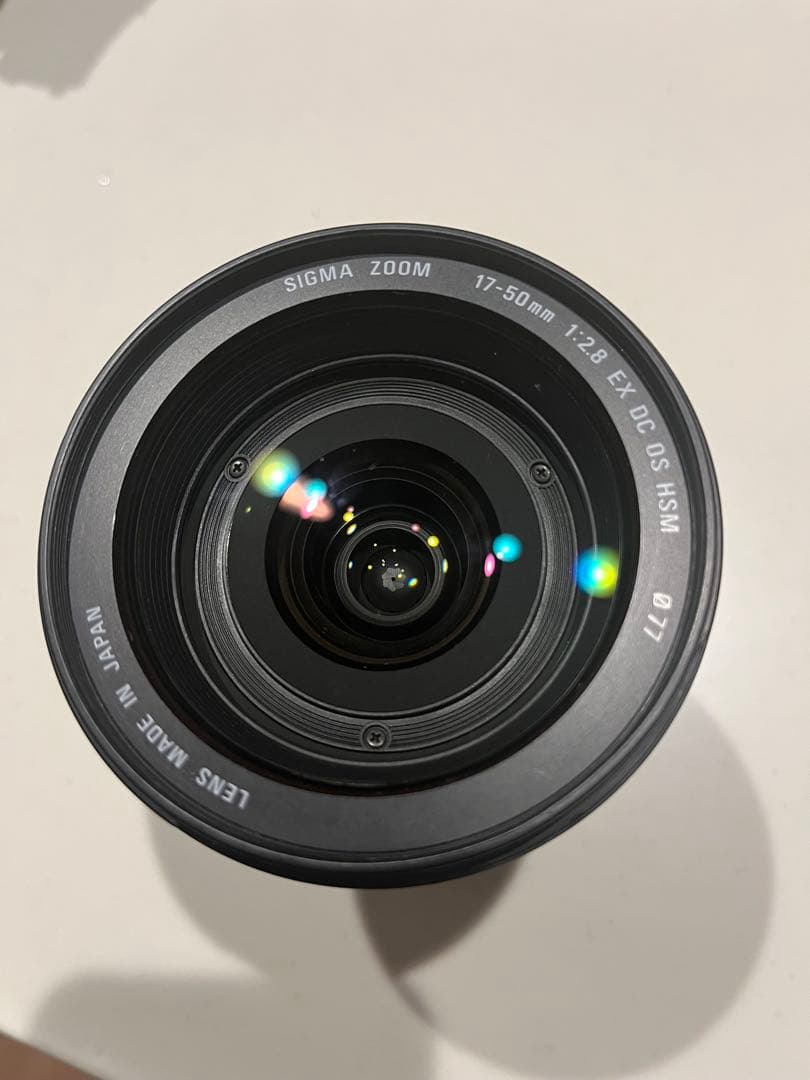 SIGMA 17-50mm f/2.8 EX HSMレンズ