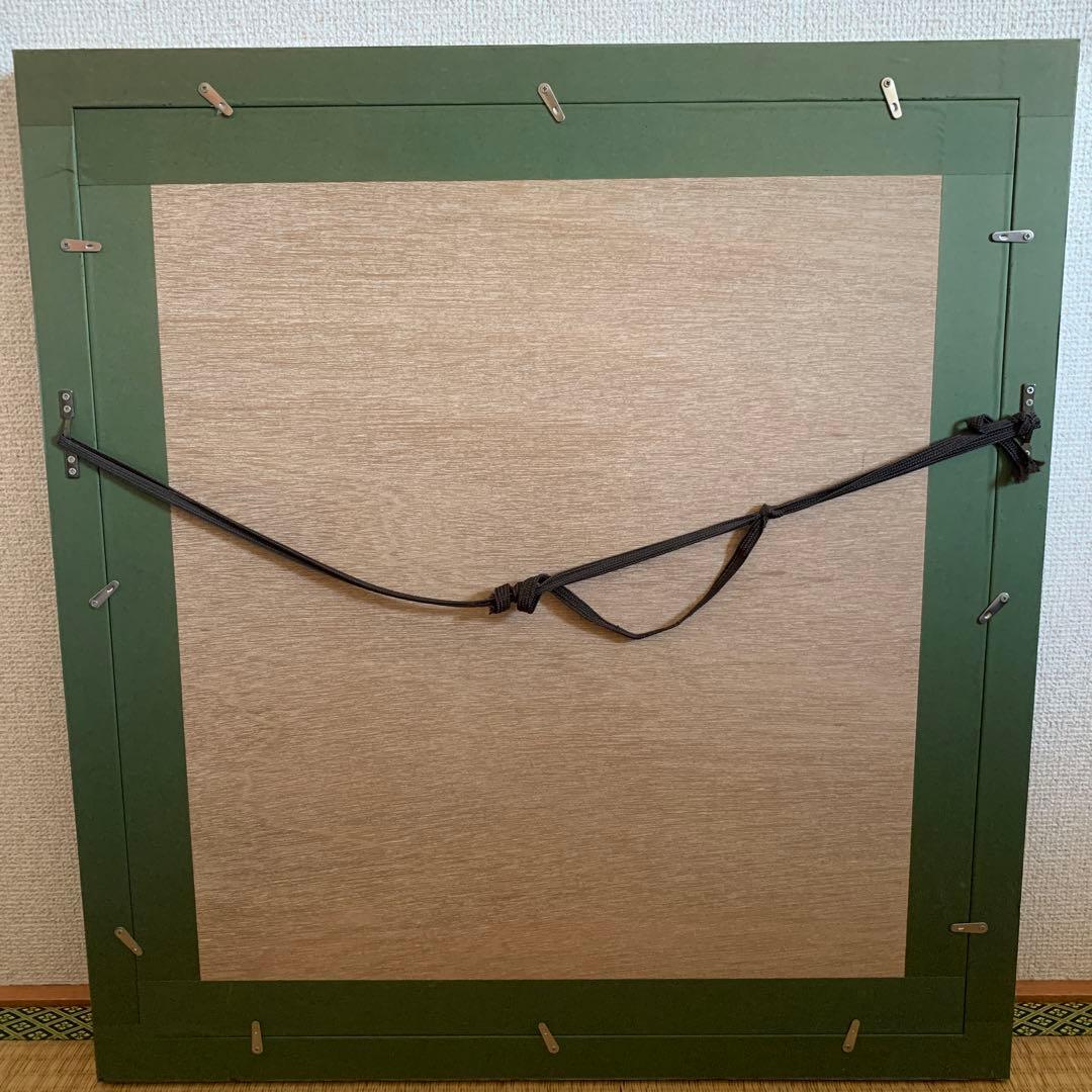 【美品】クム産　ペルシャ絨毯　シルク　絵画