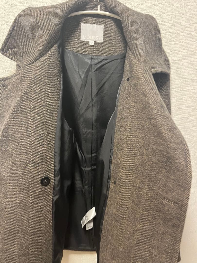 MOUSSY マウジー ダブルブレストミディコート