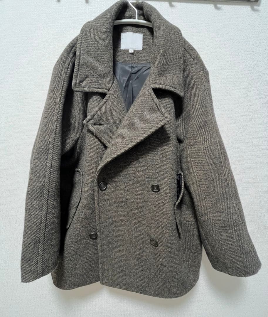 MOUSSY マウジー ダブルブレストミディコート