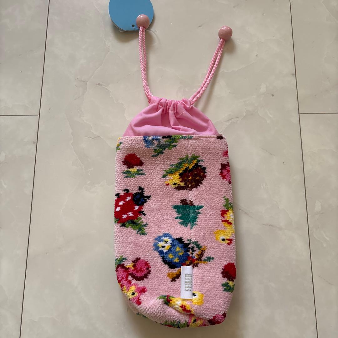 新品タグ付き　フェイラー　ハイジフレンズフォレスト　ペットボトルカバー　ピンク