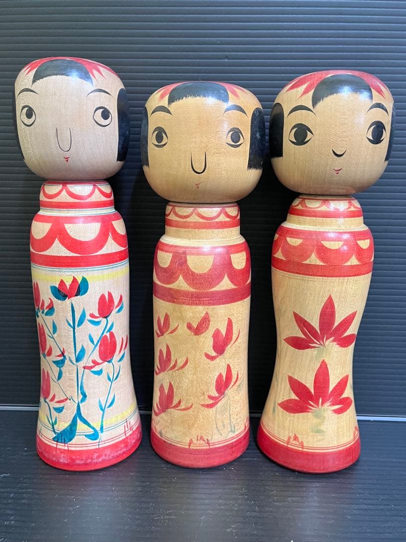 C827 こけし　阿部進矢　阿部常吉　創作こけし　日本伝統こけし　日本人形